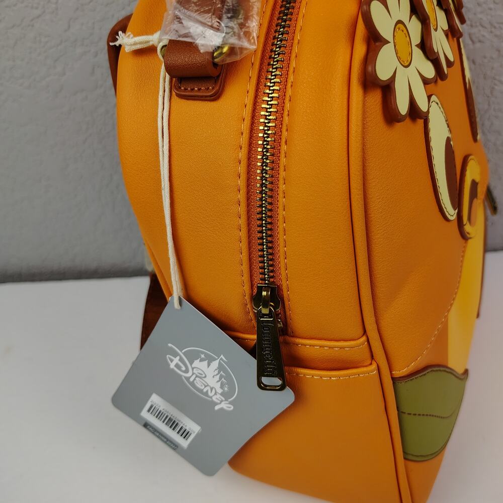 Disney Loungefly Mini Backpack Orange Bird 2023 EPCOT Flower and Garden - Picture 7 of 15